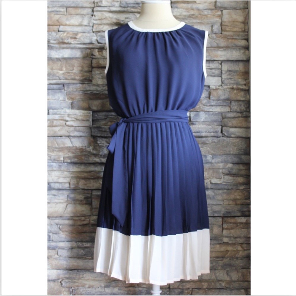 French Connection Tie Waist Dress